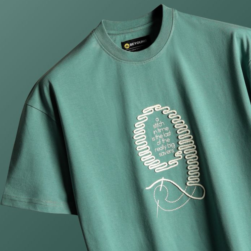 Sea Green Stitch In Time T-shirt