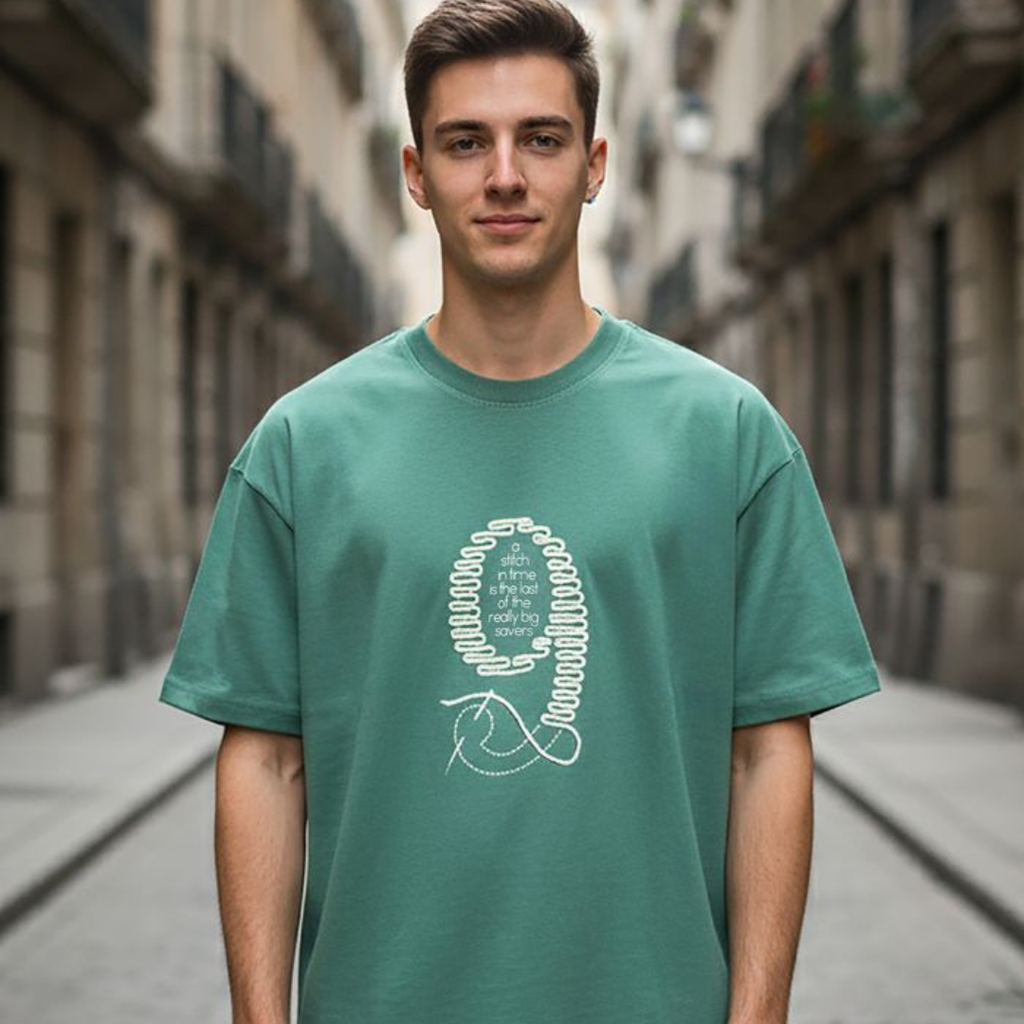 Sea Green Stitch In Time T-shirt