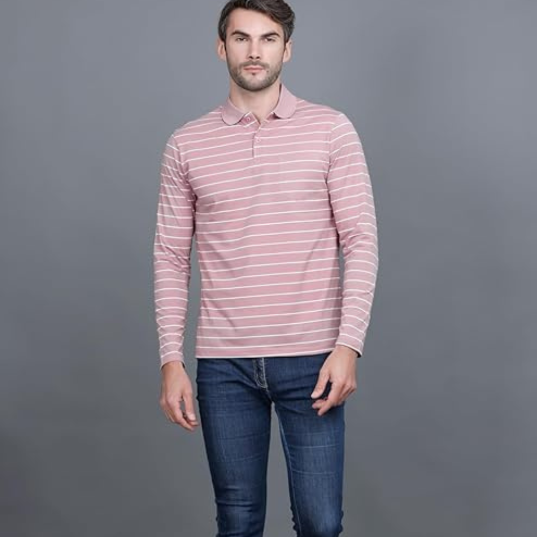 GODFREY Cotton Polo T Shirts for Men with Pocket