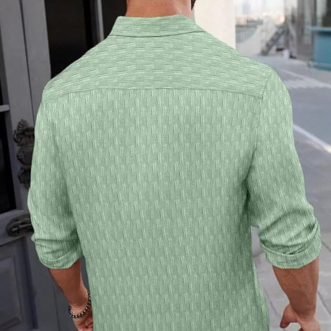 DEELMO Men's Regular Fit Button Down