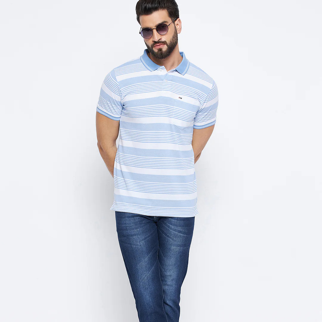 Neva Men Polo Neck Half Sleeves T-shirt