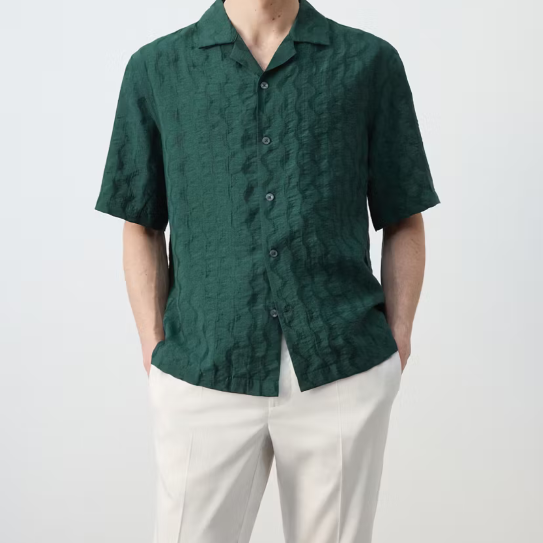 Mango Regular-fit lyocell shirt