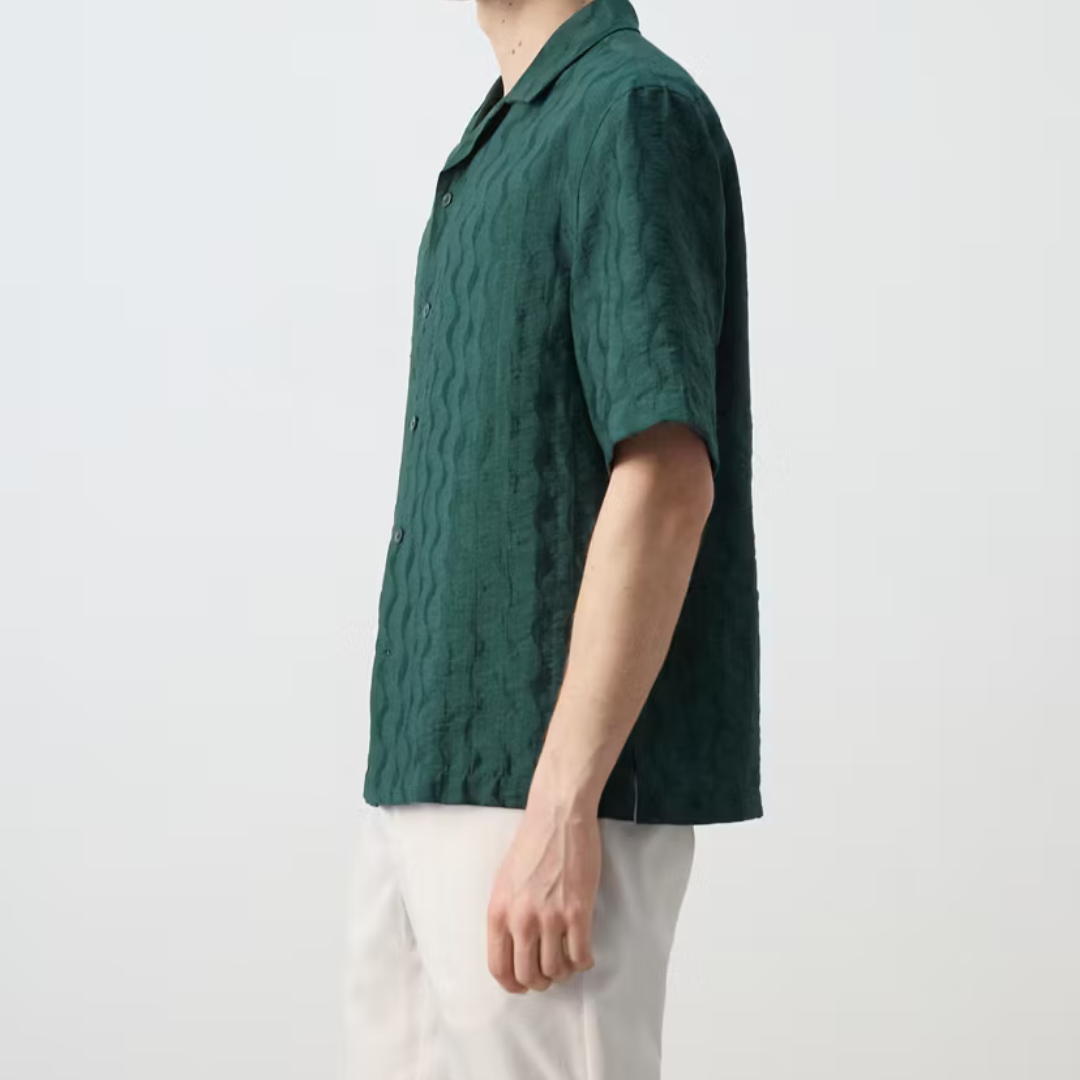 Mango Regular-fit lyocell shirt