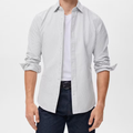 100% cotton Mango striped shirt