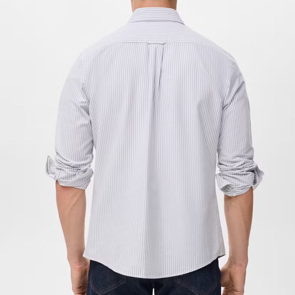 100% cotton Mango striped shirt